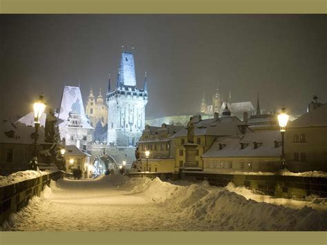 Charles bridge in snowy winter. Prague | Prague winter, Prague christmas, Prague