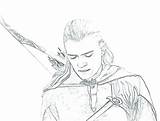Bard The Hobbit Coloring Pages sketch template