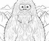 Free Yeti coloring Pages – Coloring Corner sketch template