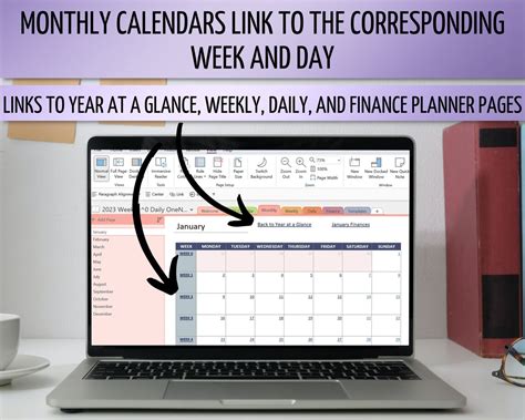 2023 Onenote Planner Onenote Digital Planner Template 2023 - Etsy