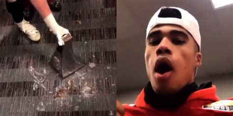 Wisconsin Badgers Dance In Locker Room, Accidentally Destroy Duke's Mayo Bowl Trophy (VIDEO)