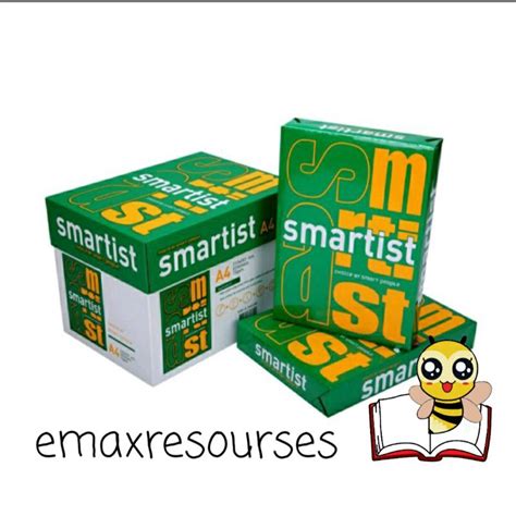 ( 5 Rim ) Smartist A4 Putih 70gsm ( 500Sheet ) Kertas A4 / Printing Paper / Printing ...