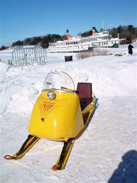 1965 Bombardier Ski-Doo one of vintage snowmobiles at Wharf Saturday ...