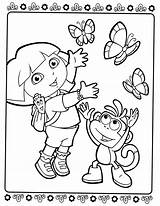 Dora The Explorer Coloring Page At Genaniyablog Blog sketch template
