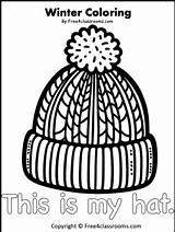 Free Winter Hat Coloring Page  Worksheets Free4Classrooms sketch template