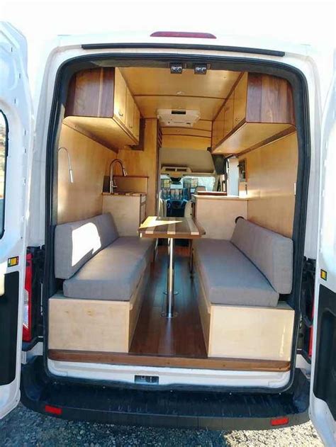 Camper Van Conversion 11/17. 2017 Ford Transit. | Camperizar furgoneta, Interior de furgoneta y ...