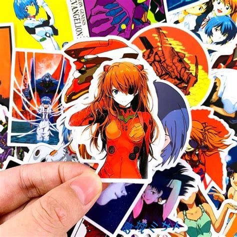 Mix van 50 Unieke Neon Genesis Evangelion Anime Cartoon Stickers | bol.com