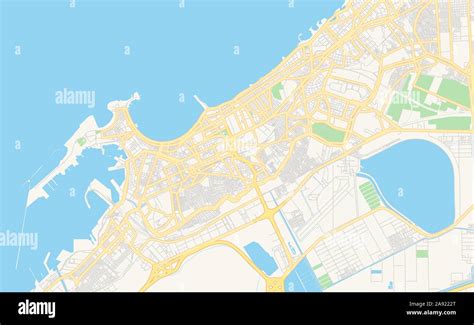 Printable street map of Alexandria, Egypt. Map template for business ...