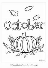 Free October Coloring Page  Printables Kidadl sketch template