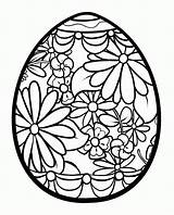 Detailed Easter Egg Coloring Pages  Home sketch template