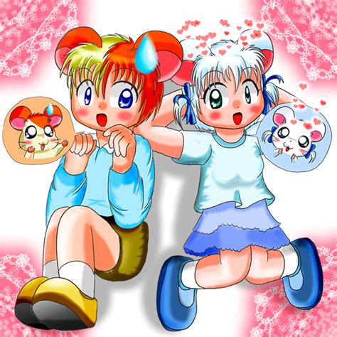 Human Hamtaro and Bijou by Doggy1129 on DeviantArt