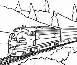 Coloring Train Caboose Trains Popular Sketch Page sketch template