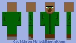 green villager Minecraft Skin