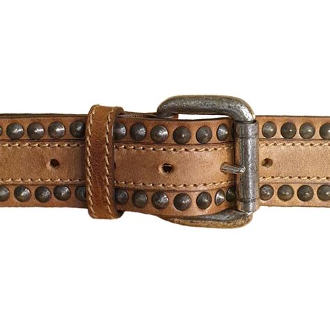 Nanni Milano Leather Belt Studs 832 - Niutrack.com