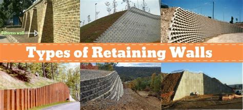 10 Types Of Retaining Wall With Full Details - Civiconcepts