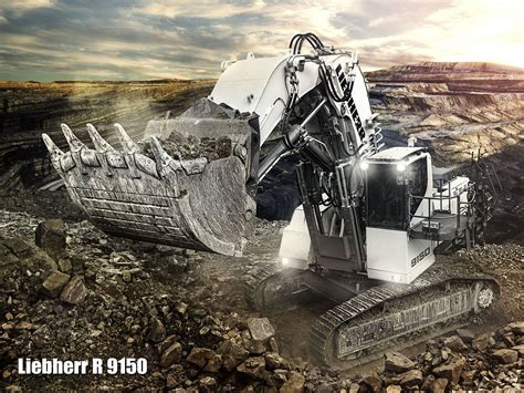 Liebherr R 9150 The brand new R 9150 hydraulic mining excavator is the ...