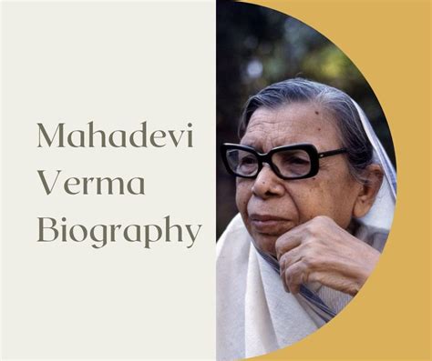 Mahadevi Verma: A Comprehensive Biography of her Poems and Books