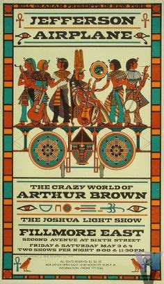 Jefferson Airplane at Fillmore East 5/3-4/68 by David Byrd Concert Tickets