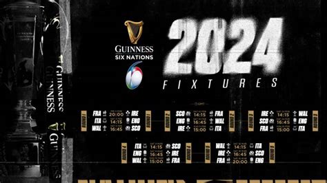 Six Nations Rugby | 2024 Guinness Six Nations Fixtures Confirmed