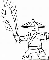 Ninjago First Spinjitzu Master Coloring Page For Kids  Free Lego sketch template