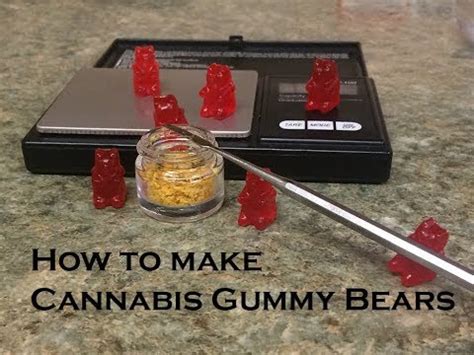 THC Infused Gummy Bears!! Quick Easy Method. VERY Strong!! - YouTube