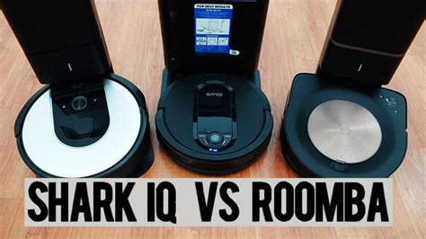 Shark IQ. Robot vs. Roomba S9+ vs. Roomba I7+ [Shark vs Roomba]