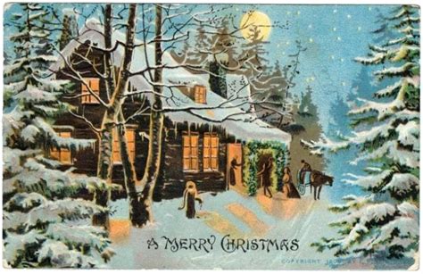 Take a look back at 50 antique Christmas cards from 100+ years ago - Click Americana