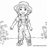 Overalls Coloring Printable Coloring Pages sketch template