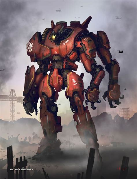 The Art Of The Giant Robots Of Pacific Rim | Pacific rim, Robot concept art, Robot art