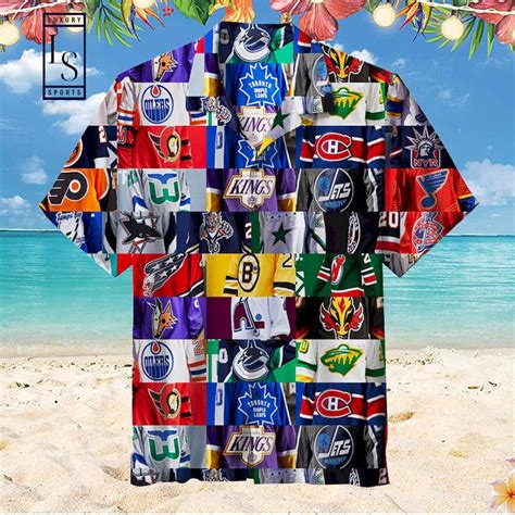 All NHL Reverse Retro Jerseys Hawaiian shirt - HomeFavo