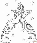 Fairy Coloring Pages For Kids sketch template