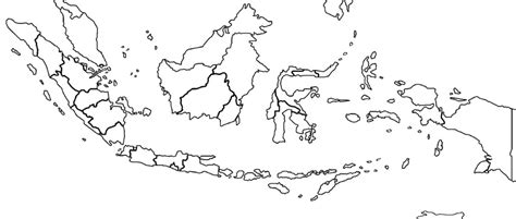 Sketsa Gambar Peta Indonesia Hitam Putih Kumpulan 35 Contoh Peta - Riset