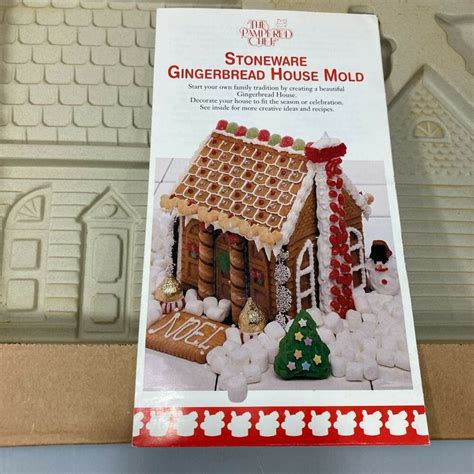 Pampered Chef Family Heritage Gingerbread House Kit Stoneware Model #1800 | Gingerbread house ...