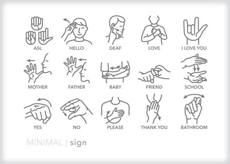 Sign Language Illustrations, Royalty-Free Vector Graphics & Clip Art - iStock