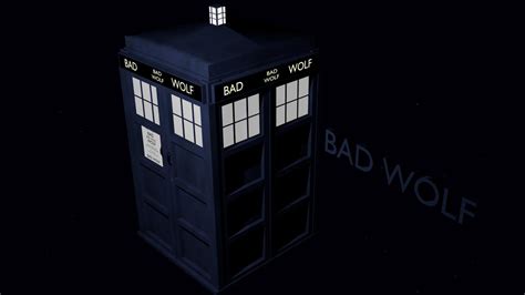 Bad Wolf TARDIS by deirgderc on DeviantArt