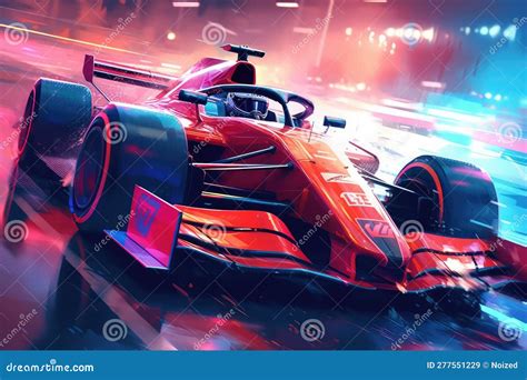 Formula 1 race car. stock illustration. Illustration of graphic - 277551229