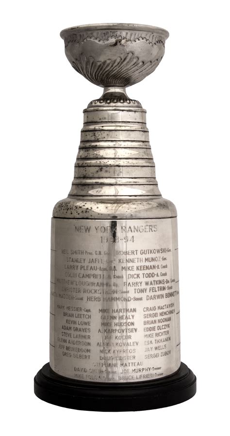 Lot Detail - 1994 New York Rangers Stanley Cup -Given to John Gentile Director of Administration