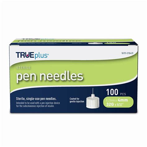 Buy TruePlus Pen Needles 32g, 4mm, 100ct