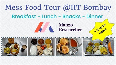 Mess Food Tour IIT Bombay | Full details - Menu, Rate | Hostel 12-13-14 ...