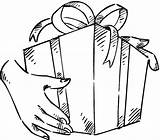 Drawing Of Christmas Present coloring Page  Download Print Or Color sketch template