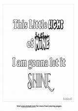 This Little Light Of Mine Coloring Page sketch template