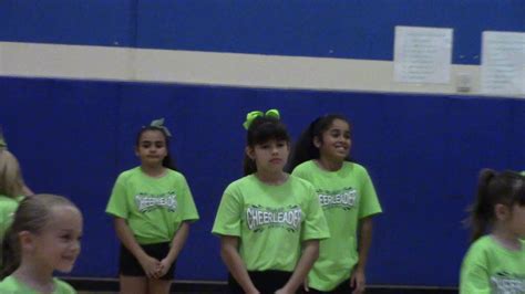 Bellalago Academy Mini Mariner Cheerleaders Half-Time Show 2/7/2019 - YouTube