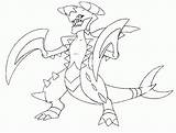 Garchomp Coloring Pages  Coloring Home sketch template