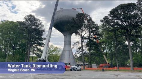 Kyle Neubauer on LinkedIn: Water Tower Dismantling - Virginia Beach, VA