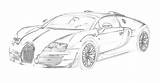 Bugatti Veyron Super Sport Coloring Pages sketch template