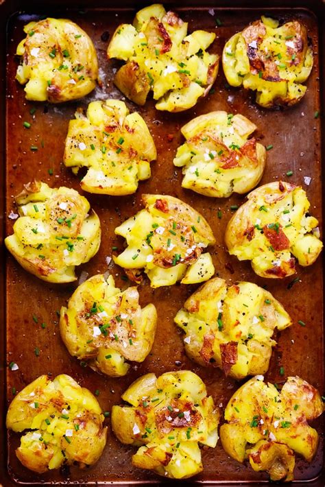 Easy Smashed Potatoes - Gimme Some Oven