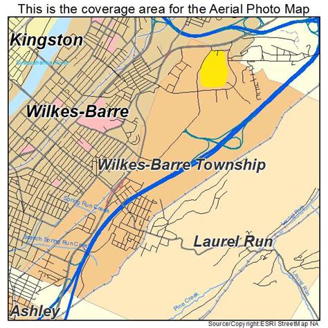 Aerial Photography Map of Wilkes Barre Township, PA Pennsylvania