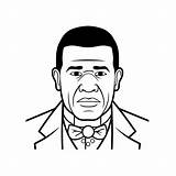 Remarkable Booker T Washington Coloring  Page sketch template
