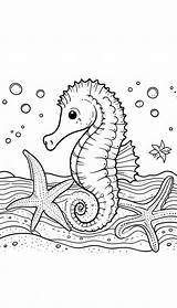 18 Seahorse Coloring Pages  Free PDF Printables KDCcoloring sketch template