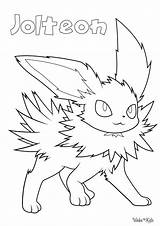 Jolteon Coloring Pages Free Printable PDFs  WakeTheKids sketch template